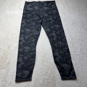 Fabletics PowerHold Camo Print Leggings Women's Size Medium Capri Athleisure